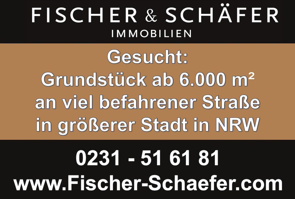 Grundstück im Kundenauftrag gesucht