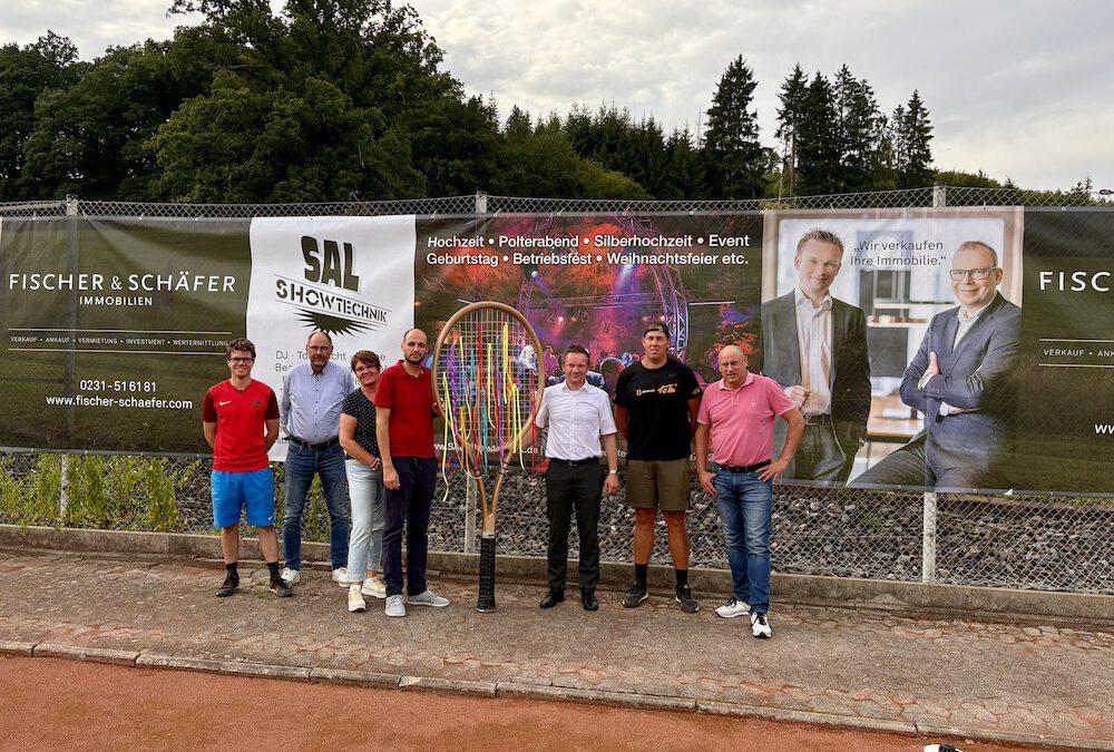 Fischer & Schäfer Immobilien unterstützt den Tennis-Club Hönnetal in Balve